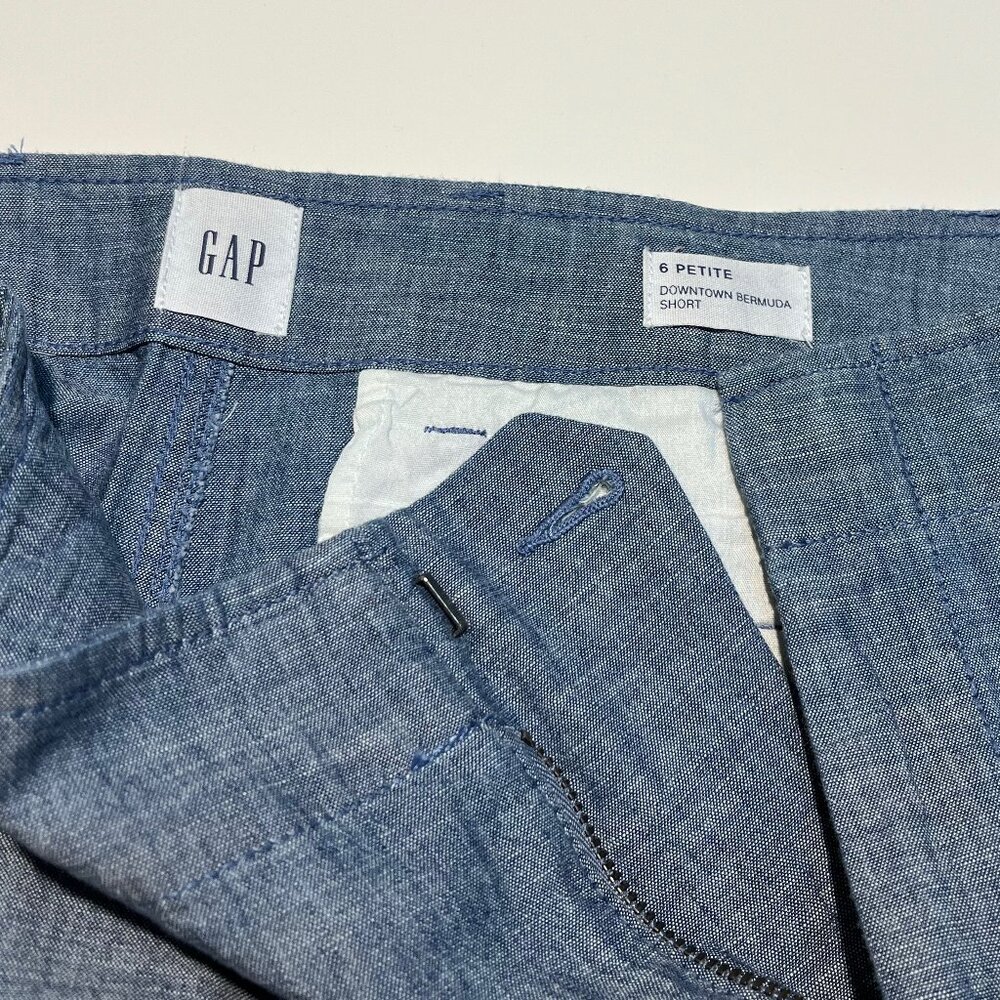 NWT Gap 6 Petite Bermuda Shorts - Picture 6 of 7